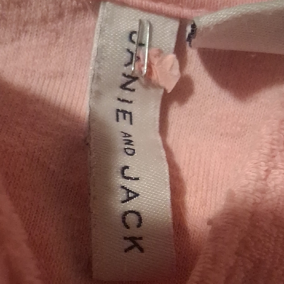 Janie and Jack Light Pink Swim Cover Up, Size 4 – Terry Jacquard - Picture 5 of 7